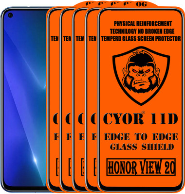 CYOR Edge To Edge Tempered Glass for HONOR VIEW 20(Pack of 5)