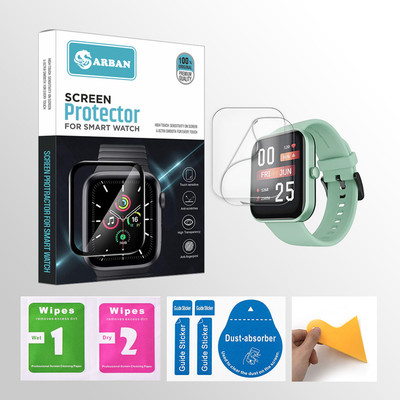 ARBAN Edge To Edge Tempered Glass for boAt Wave Arcade 1.81 inch Smartwatch 2 PROTECTOR + 2 WIPES + 2 DUST REMOVAL STICKER + 1 WIPER(Pack of 2) ARBAN Edge To Edge Tempered Glass for boAt Wave Arcade 1.81 inch Smartwatch 2 PROTECTOR + 2 WIPES + 2 DUST REMOVAL STICKER + 1 WIPER(Pack of 2)