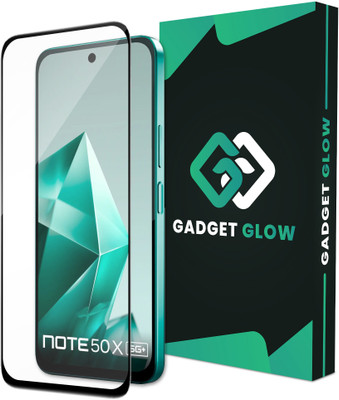 Gadget Glow Edge To Edge Tempered Glass for Infinix Note 50X 5G+, Infinix Note 50X 5G, Note 50X 5G+(Pack of 1)