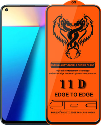 Forego Edge To Edge Tempered Glass for Infinix Hot 10(Pack of 1)