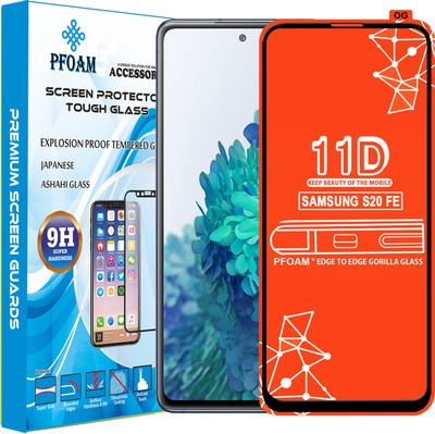 PFOAM Edge To Edge Tempered Glass for SAMSUNG GALAXY S20 FE(Pack of 1)