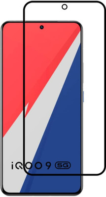 MD SmartBuy Edge To Edge Tempered Glass for Vivo iQOO 9(Pack of 1)