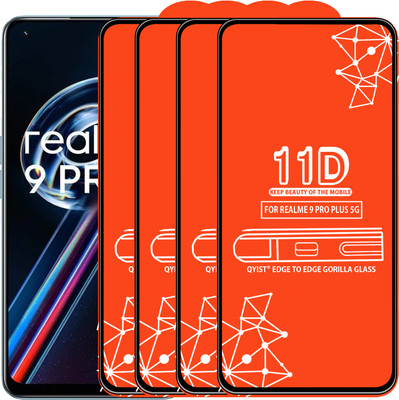 Qyist Edge To Edge Tempered Glass for Realme 9 Pro Plus 5G(Pack of 4)