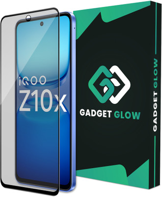 Gadget Glow Edge To Edge Tempered Glass for IQOO Z10X 5G, IQOO Z10X, Realme Narzo 80X 5G, Narzo 80X, Vivo T4X 5G, Vivo T4X, Matte Finish Glass(Pack of 1)