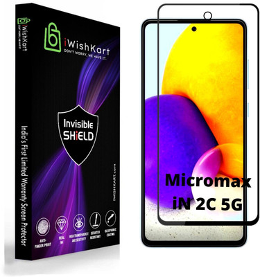 iWishKart Edge To Edge Tempered Glass for Micromax iN2c, Micromax iN2c 5G, Military grade Edge to Edge gorilla glass(Pack of 1)
