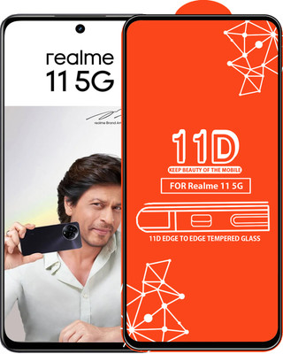 Qyist Edge To Edge Tempered Glass for Realme 11 5G(Pack of 1)