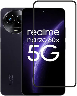 NKCASE Edge To Edge Tempered Glass for realme narzo 60X 5G(Pack of 1)