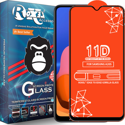 Roxel Edge To Edge Tempered Glass for Samsung Galaxy A20S(Pack of 1)