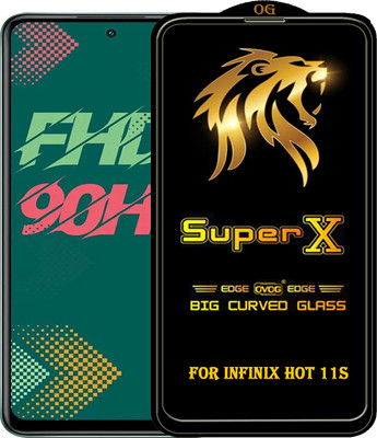 PFOAM Edge To Edge Tempered Glass for INFINIX HOT 11S(Pack of 1)
