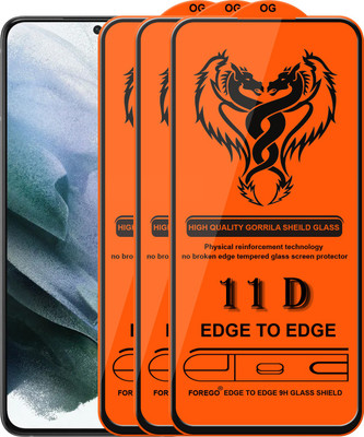 HQ Protection Edge To Edge Tempered Glass for Samsung Galaxy S21 Plus(Pack of 3)