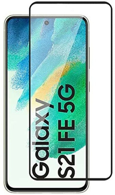 EITANSHA CREATION Edge To Edge Tempered Glass for Samsung Galaxy S21 FE 5G(Pack of 1)