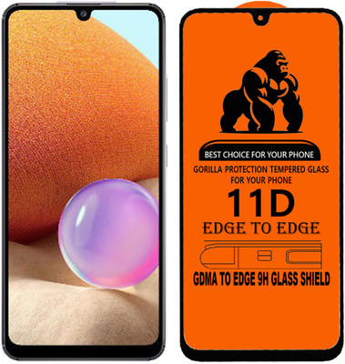 GDMA Edge To Edge Tempered Glass for SAMSUNG A32 4G(Pack of 1)