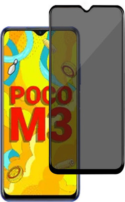 GLOBAL NOMAD Edge To Edge Tempered Glass for POCO M3(Pack of 1)