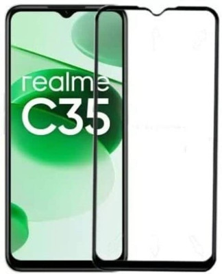 ChutPutMart Edge To Edge Tempered Glass for Realme C35(Pack of 1)