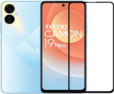 NKCASE Edge To Edge Tempered Glass for Tecno Camon 19 Neo(Pack of 1)