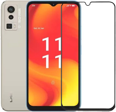 NKCASE Edge To Edge Tempered Glass for Lava Blaze Pro(Pack of 1)