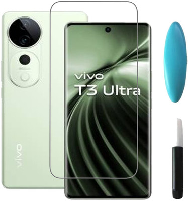 AKSHUD Edge To Edge Tempered Glass for vivo T3 Ultra 5G(Pack of 1)