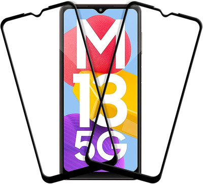 NaturalBuy Edge To Edge Tempered Glass for Samsung Galaxy M13 5G-| / Tempered Glass | Screen Protector Full HD Quality Tempered Glass Anti-Scratch Edge to Edge Coverage with Easy Installation Kit (Black) |(Pack of 2) NaturalBuy Edge To Edge Tempered Glass for Samsung Galaxy M13 5G-| / Tempered Glass | Screen Protector Full HD Quality Tempered Glass Anti-Scratch Edge to Edge Coverage with Easy Installation Kit (Black) |(Pack of 2)