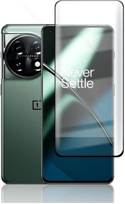 COVERLINE Edge To Edge Tempered Glass for Oneplus 11 5G PACK 0F 1, Full 5D Tempered Glass [Anti-Glare] Screen Protector(Pack of 1)