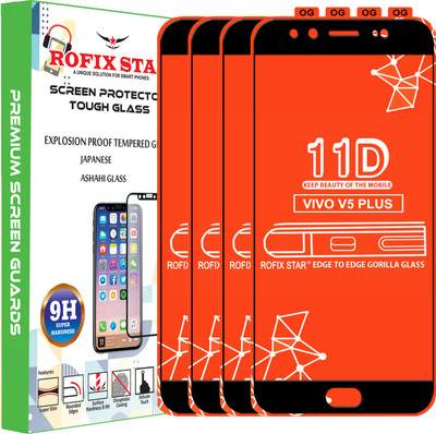 Rofix star Edge To Edge Tempered Glass for VIVO V5 PLUS(Pack of 4)