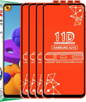 mbeat Edge To Edge Tempered Glass for Samsung Galaxy A21S(Pack of 4)