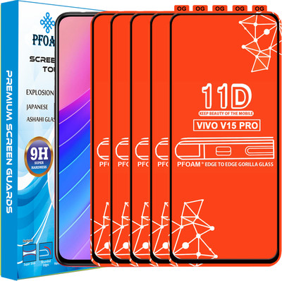 PFOAM Edge To Edge Tempered Glass for VIVO V15 PRO(Pack of 5)