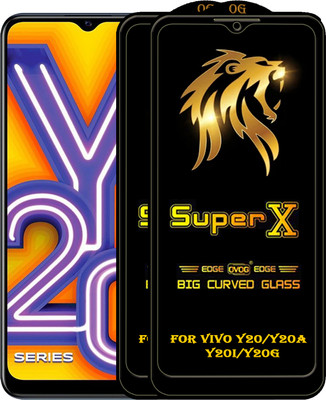 PFOAM Edge To Edge Tempered Glass for VIVO Y20(Pack of 2)