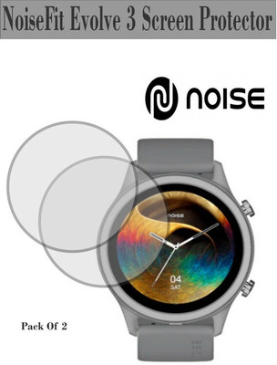 RapTag Edge To Edge Tempered Glass for VMW NoiseFit Evolve 3 Smartwatch(Pack of 2)