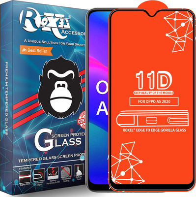 Roxel Edge To Edge Tempered Glass for Oppo A5 2020(Pack of 1)