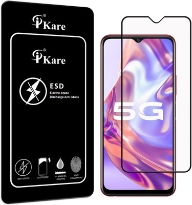iKare Edge To Edge Tempered Glass for Vivo Y31S(Pack of 1)