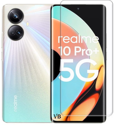 VISHRN CASES Edge To Edge Tempered Glass for Realme 10 Pro Plus 5G, Realme 10 Pro + 5G Realme 10 Pro Plus(Pack of 1)