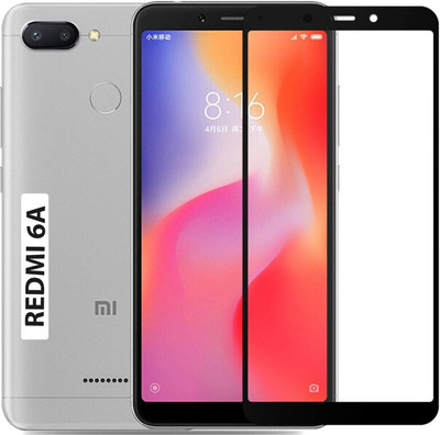 iCopertina Edge To Edge Tempered Glass for Mi Redmi 6A(Pack of 1)
