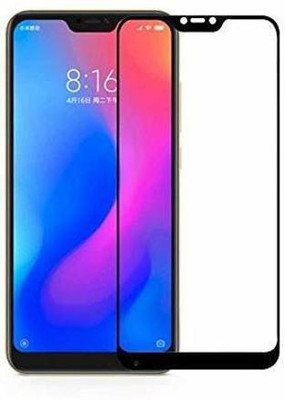 NaturalBuy Edge To Edge Tempered Glass for Xiaomi Mi A2 Lite (11D Full Glue Tempered Glass)(9H Tempered Glass)(Pack of 1)