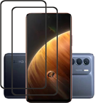 SNMART Edge To Edge Tempered Glass for Infinix Zero 5G 2023(Pack of 2)