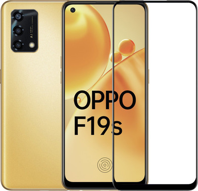 SEVEN7STAR Edge To Edge Tempered Glass for OPPO F19S(Pack of 1)