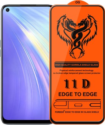 Forego Edge To Edge Tempered Glass for Realme 6i(Pack of 1)