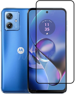 Caseline Edge To Edge Tempered Glass for Motorola Moto G64 5g, Motorola Moto G64 5G(Pack of 1)