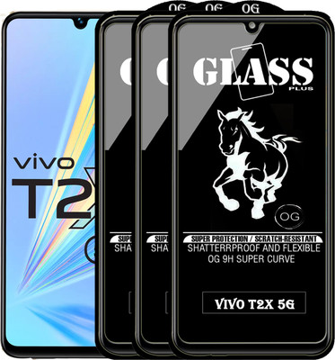 PFOAM Edge To Edge Tempered Glass for VIVO T2X 5G(Pack of 3)