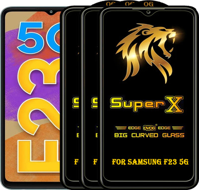 PFOAM Edge To Edge Tempered Glass for SAMSUNG GALAXY F23 5G(Pack of 3)