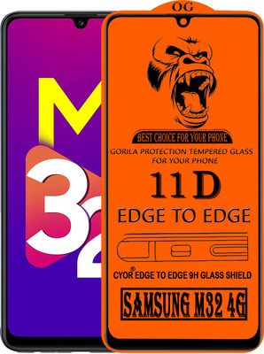 CYOR Edge To Edge Tempered Glass for SAMSUNG M32 4G(Pack of 1)