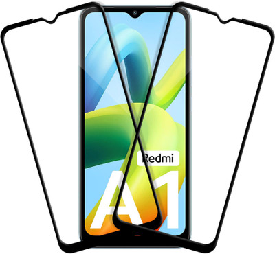 Flipkart SmartBuy Edge To Edge Tempered Glass for Mi A1, Redmi A1 2022(Pack of 2)