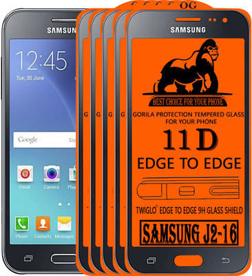 11D Edge To Edge Tempered Glass for SAMSUNG J2-16(Pack of 2)