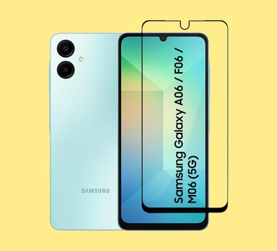 GORILLA FIVE Tempered Glass Guard for Samsung Galaxy A06 4G, SAMSUNG Galaxy F06 5G, Samsung Galaxy A06 5G, Samsung Galaxy M06 5G(Pack of 1)