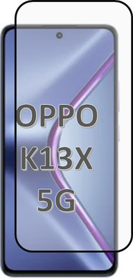 NEXZONE Edge To Edge Tempered Glass for OPPO K13x 5G(Pack of 1)