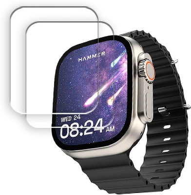 ARBAN Edge To Edge Tempered Glass for HAMMER Ultra Classic 2.01 inch SMARTWATCH SCREEN GUARD(Pack of 2)