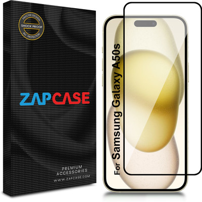 Zapcase Edge To Edge Tempered Glass for Samsung Galaxy A50s(Pack of 1)