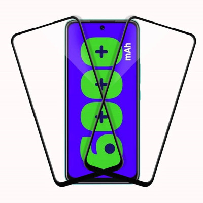 Cover Alive Edge To Edge Tempered Glass for Infinix Hot 12 Play, Infinix HOT 12, Infinix Hot 10, Infinix Zero 8i(Pack of 2)