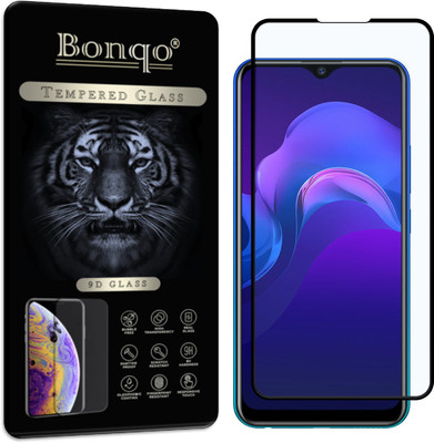 Bonqo Edge To Edge Tempered Glass for Vivo Y15(Pack of 1)