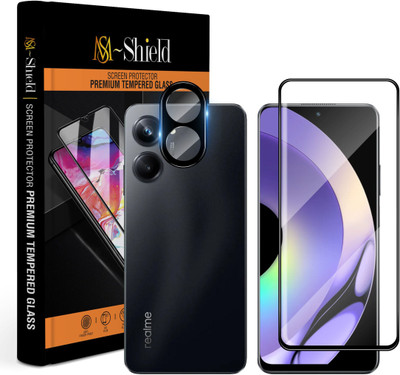 MS-Shield Edge To Edge Tempered Glass for Realme 10 Pro 5G, With Camera Lens Protector(Pack of 1)