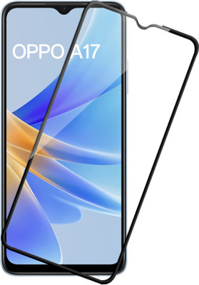 HUPSHY Edge To Edge Tempered Glass for OPPO A17(Pack of 1)